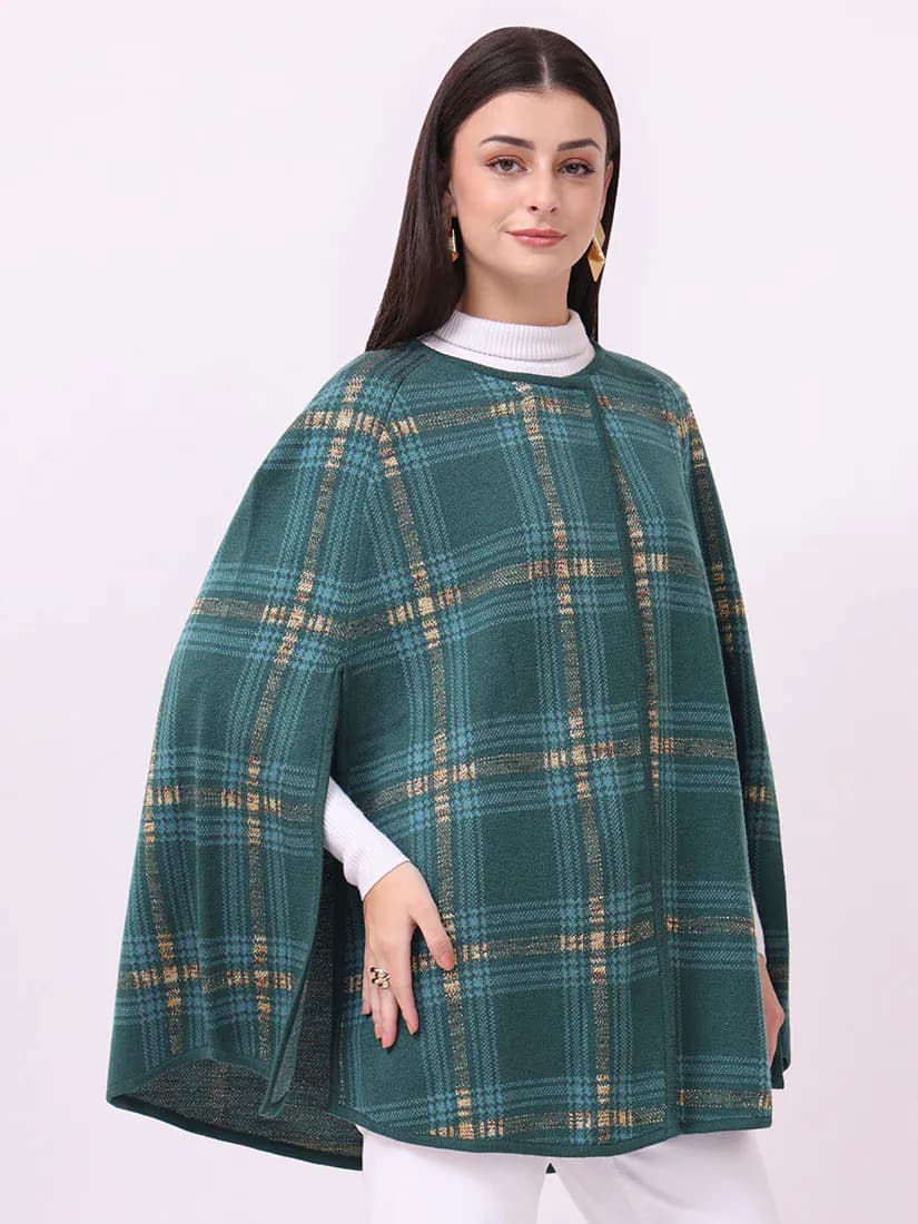 Forest Check Cloak