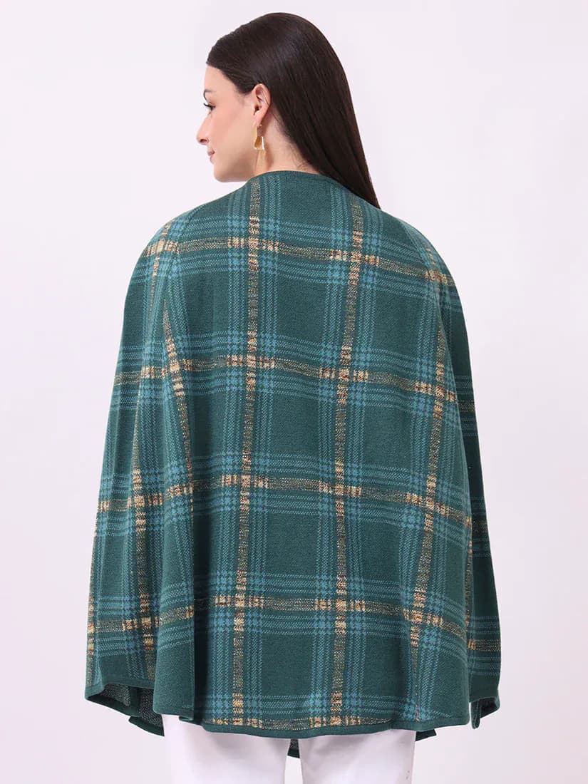 Forest Check Cloak