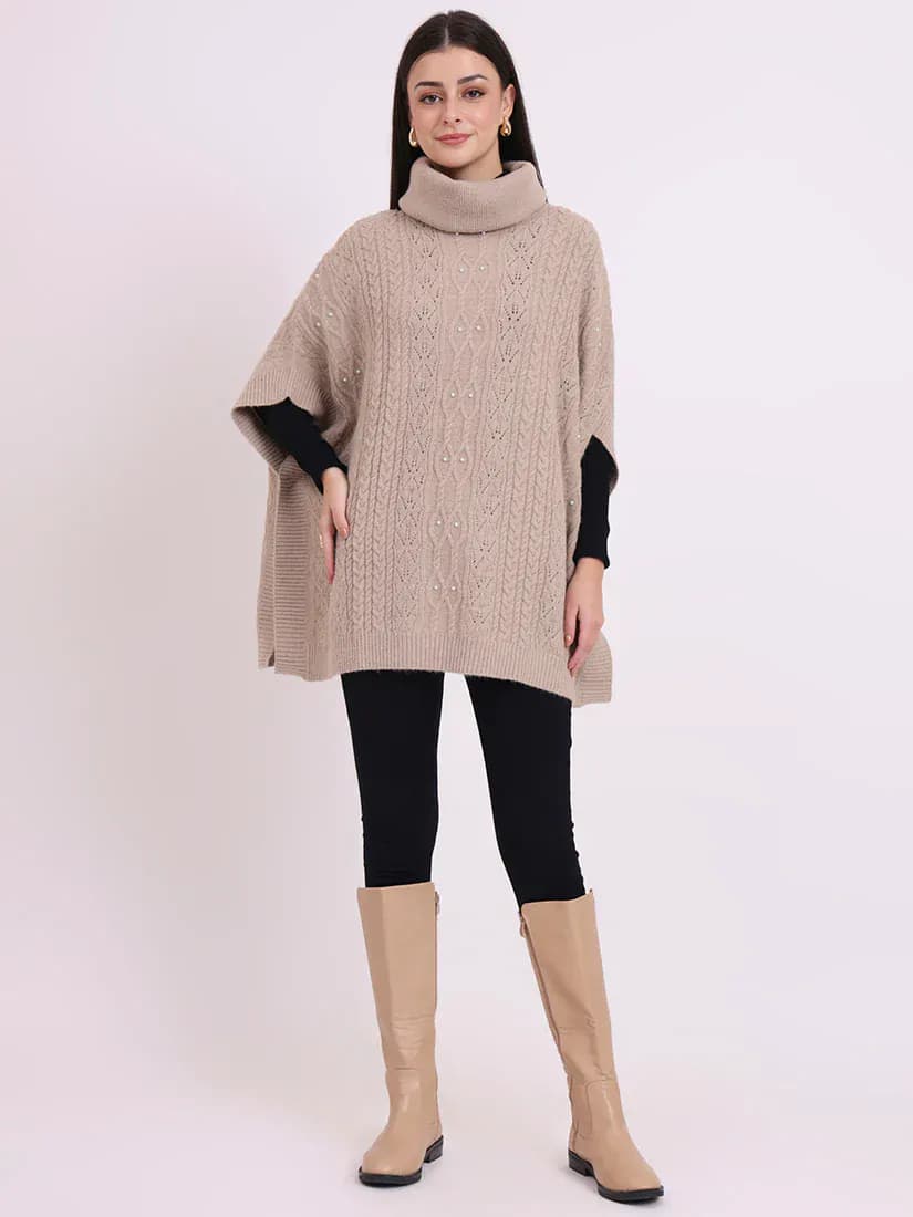 Sand Pearl Poncho