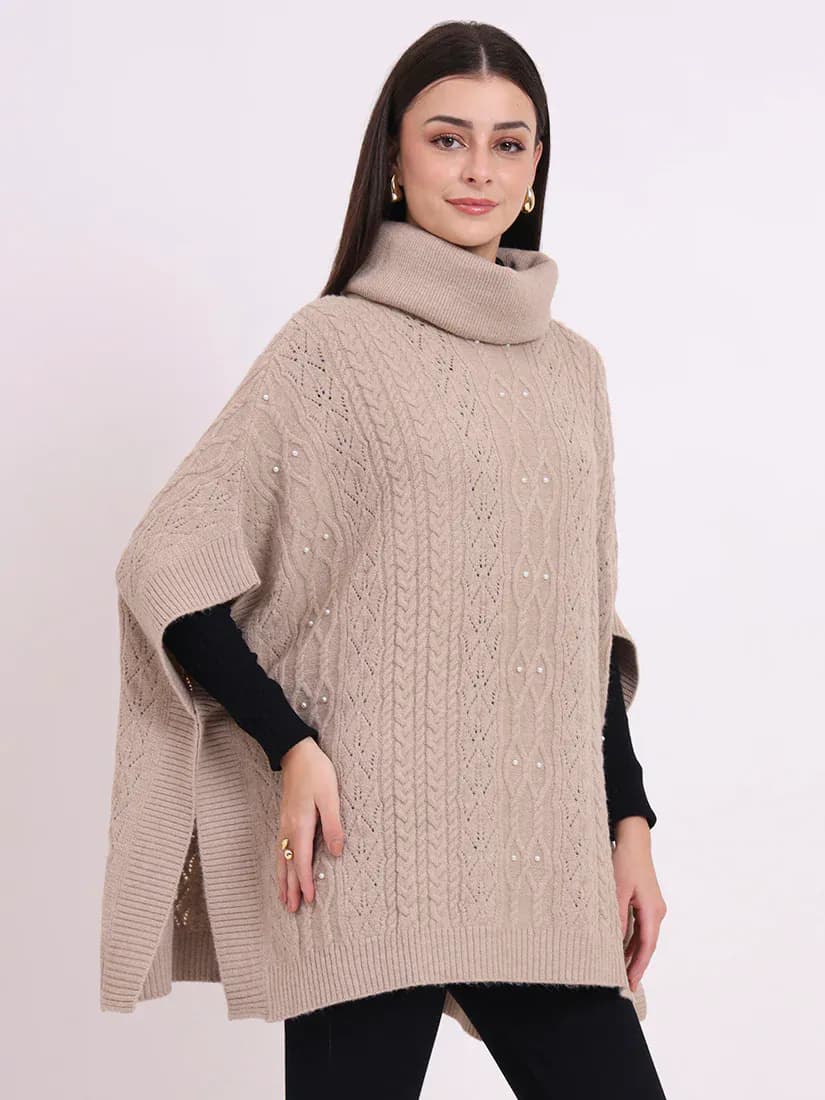 Sand Pearl Poncho