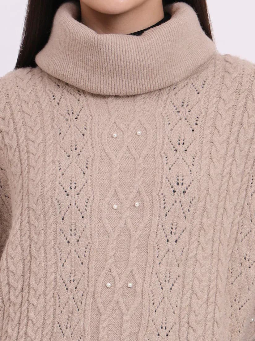 Sand Pearl Poncho