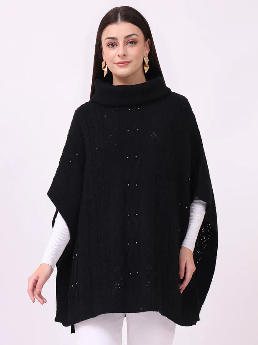 Midnight Pearl Poncho