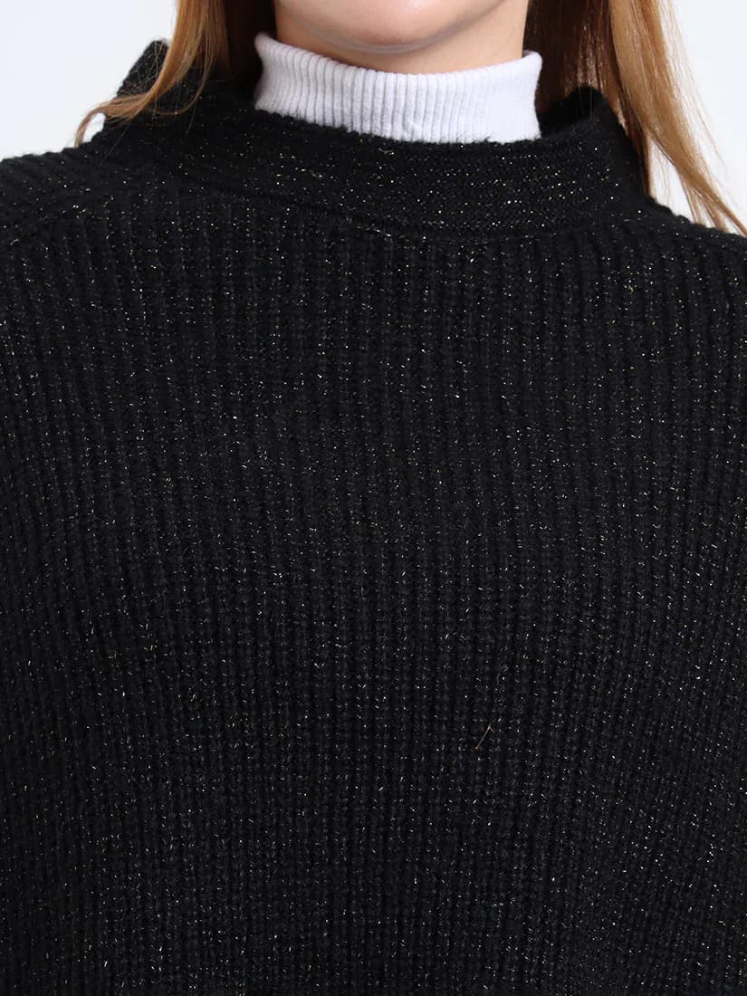 Noir Radiance Poncho