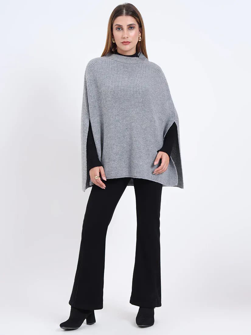 Ash Gleam Poncho
