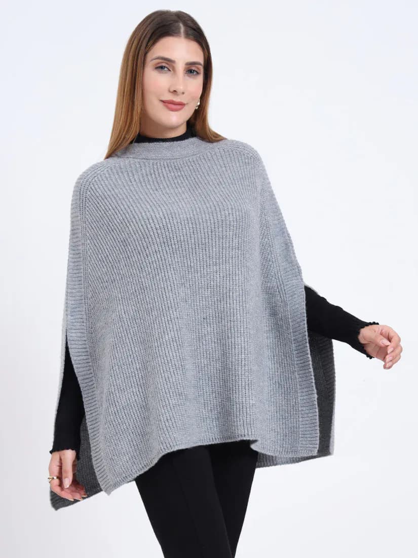 Ash Gleam Poncho