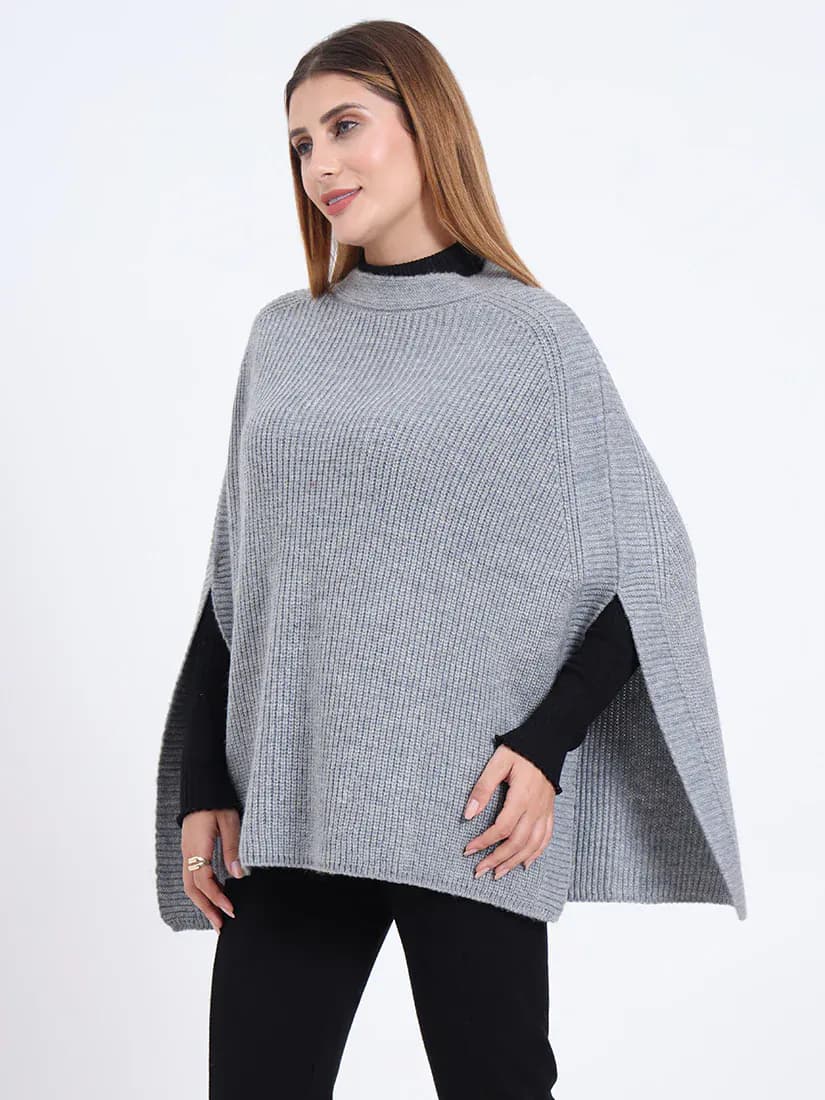 Ash Gleam Poncho