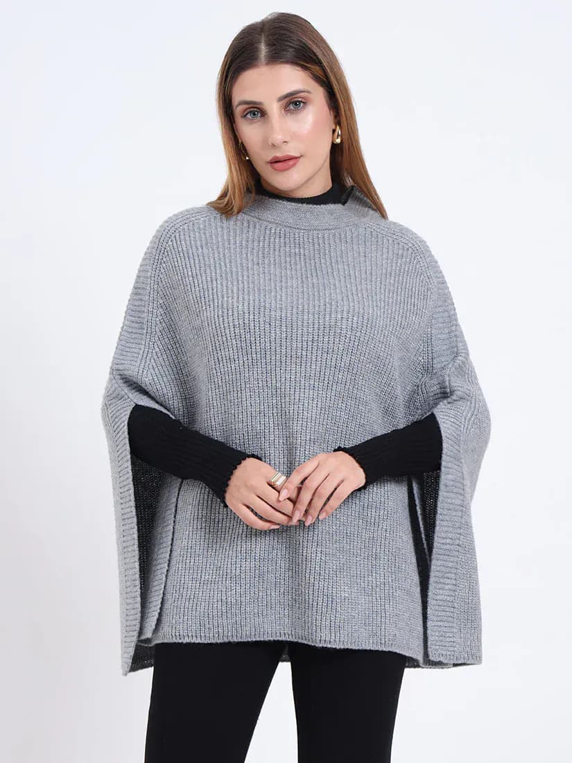 Ash Gleam Poncho