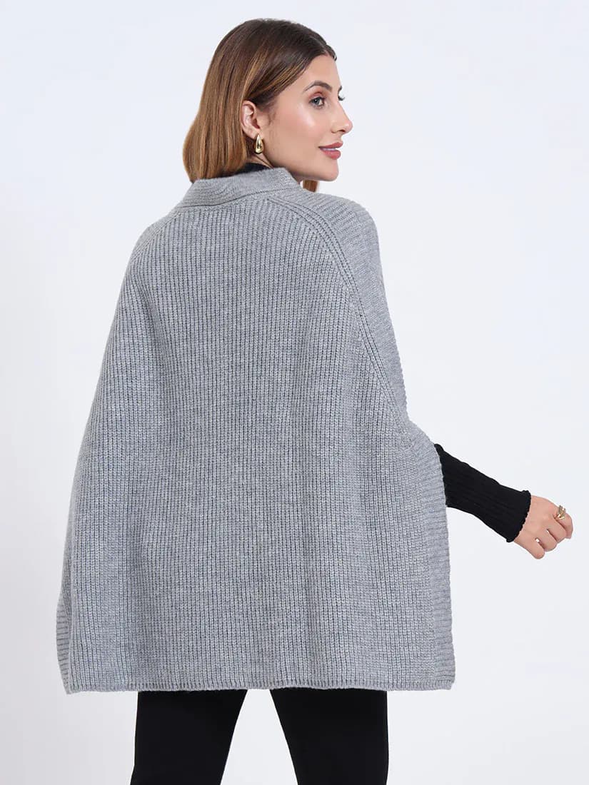 Ash Gleam Poncho