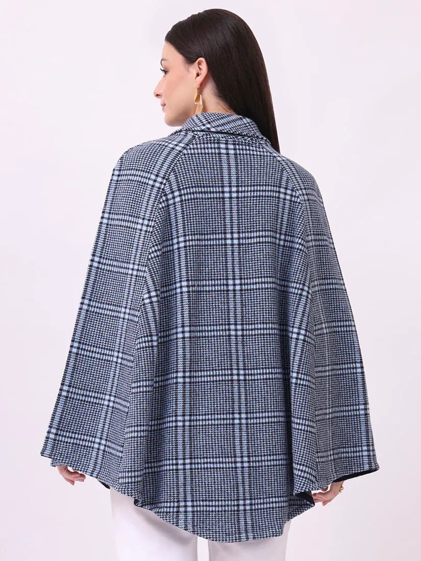 Navy Highlands Poncho