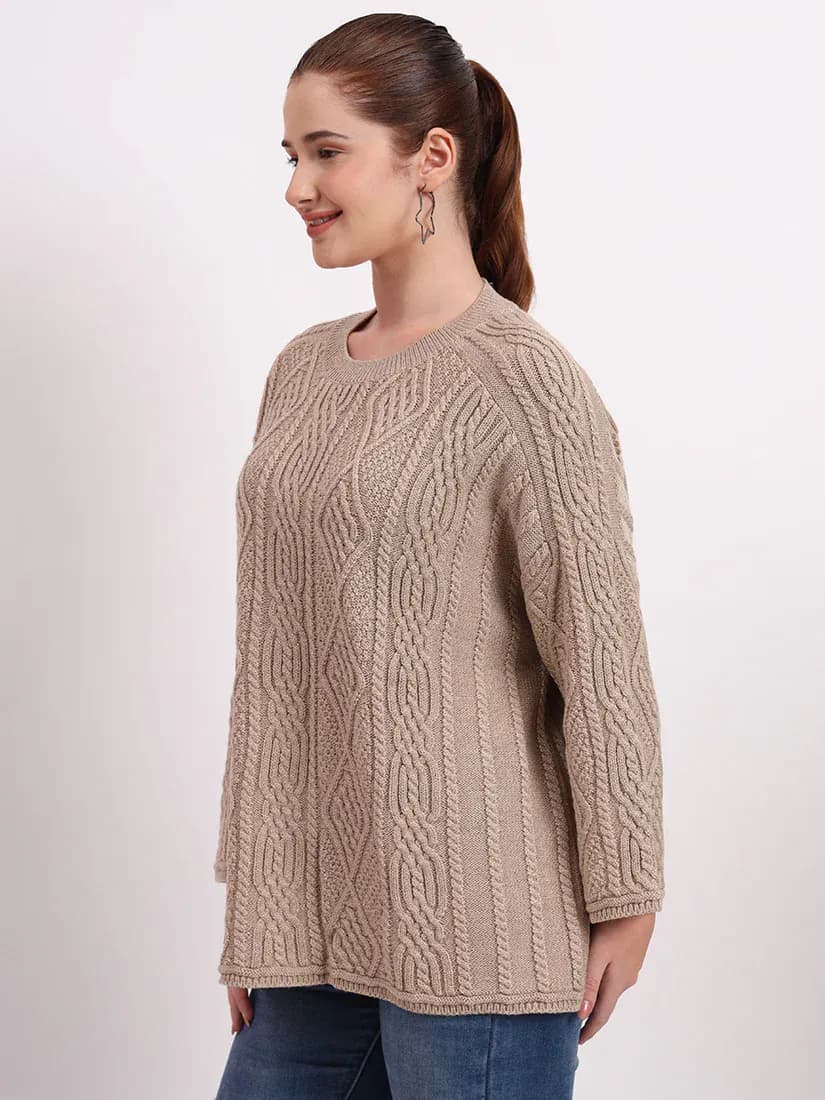 Sandstone Cable Knit