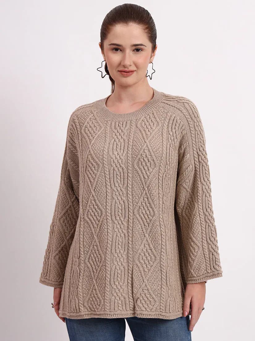 Sandstone Cable Knit