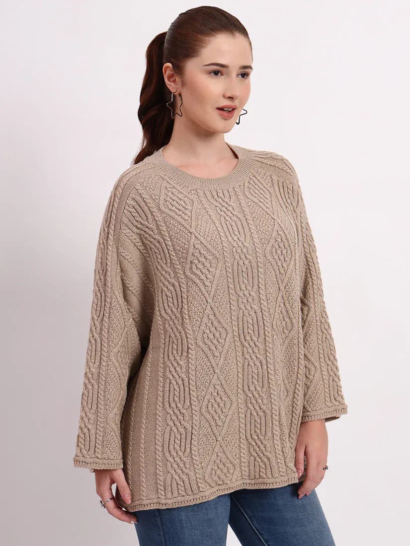 Sandstone Cable Knit