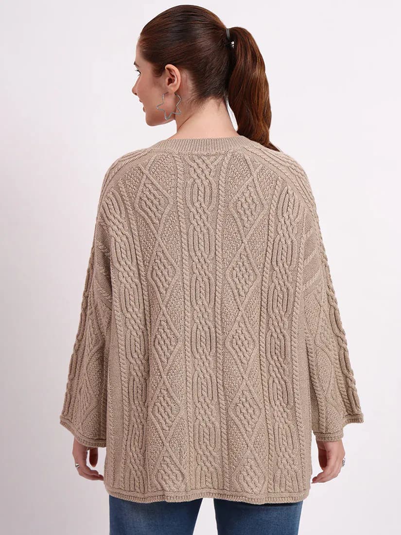 Sandstone Cable Knit
