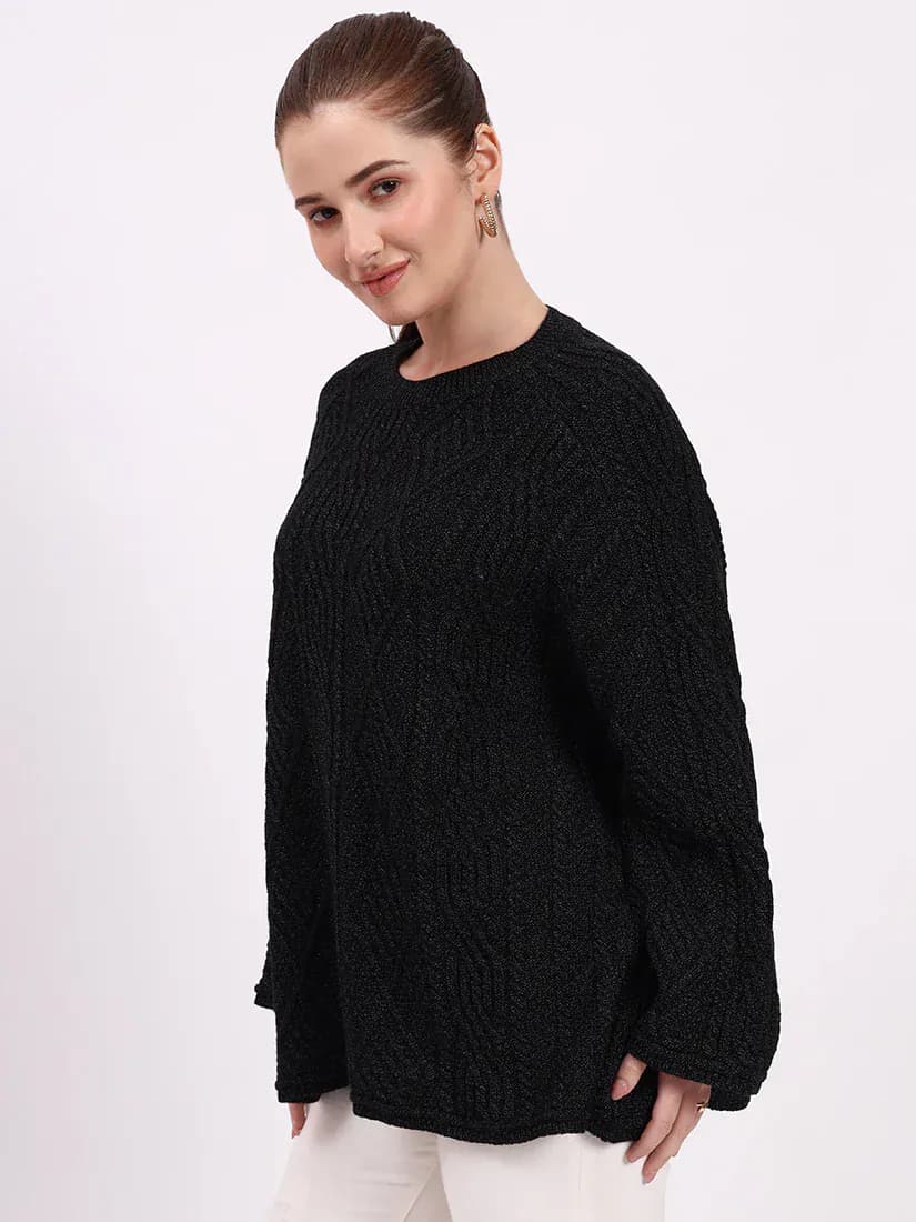  Noir Heritage Cable Knit