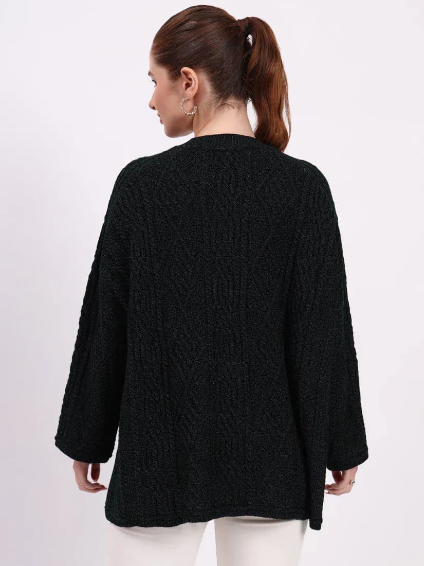  Noir Heritage Cable Knit