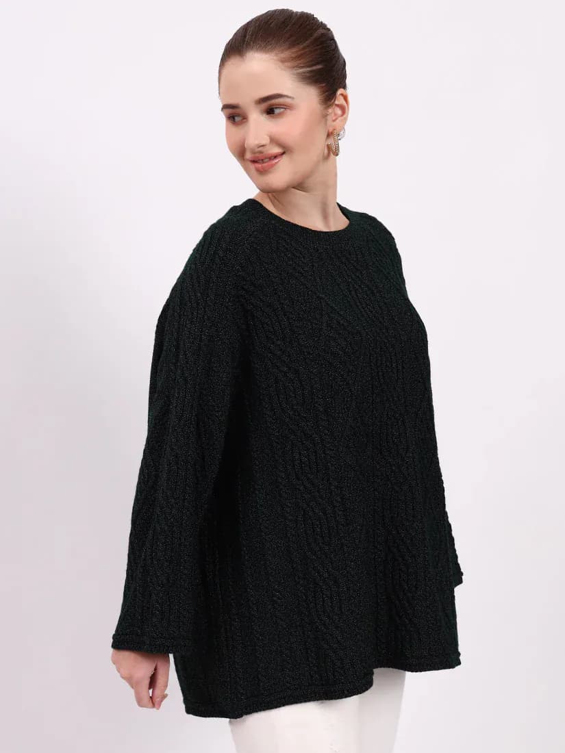  Noir Heritage Cable Knit