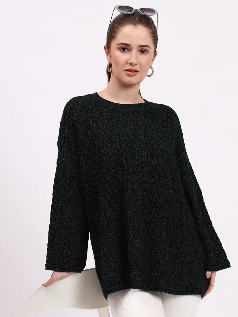  Noir Heritage Cable Knit