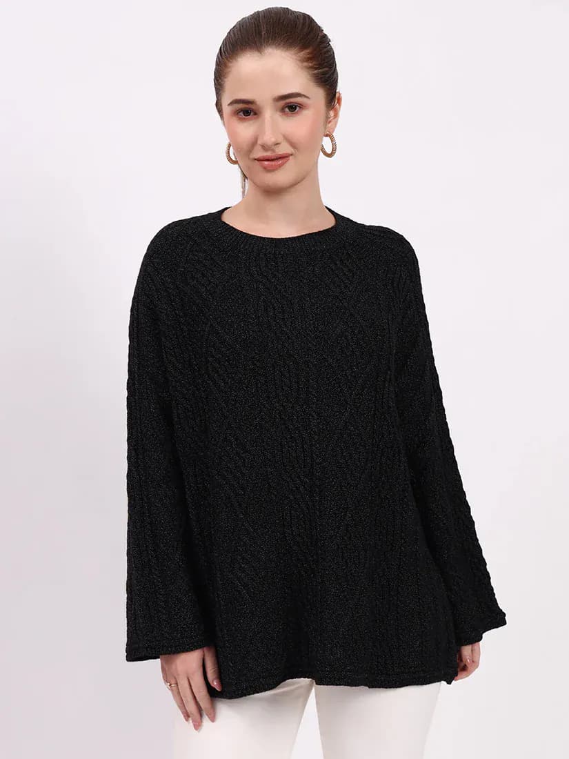  Noir Heritage Cable Knit