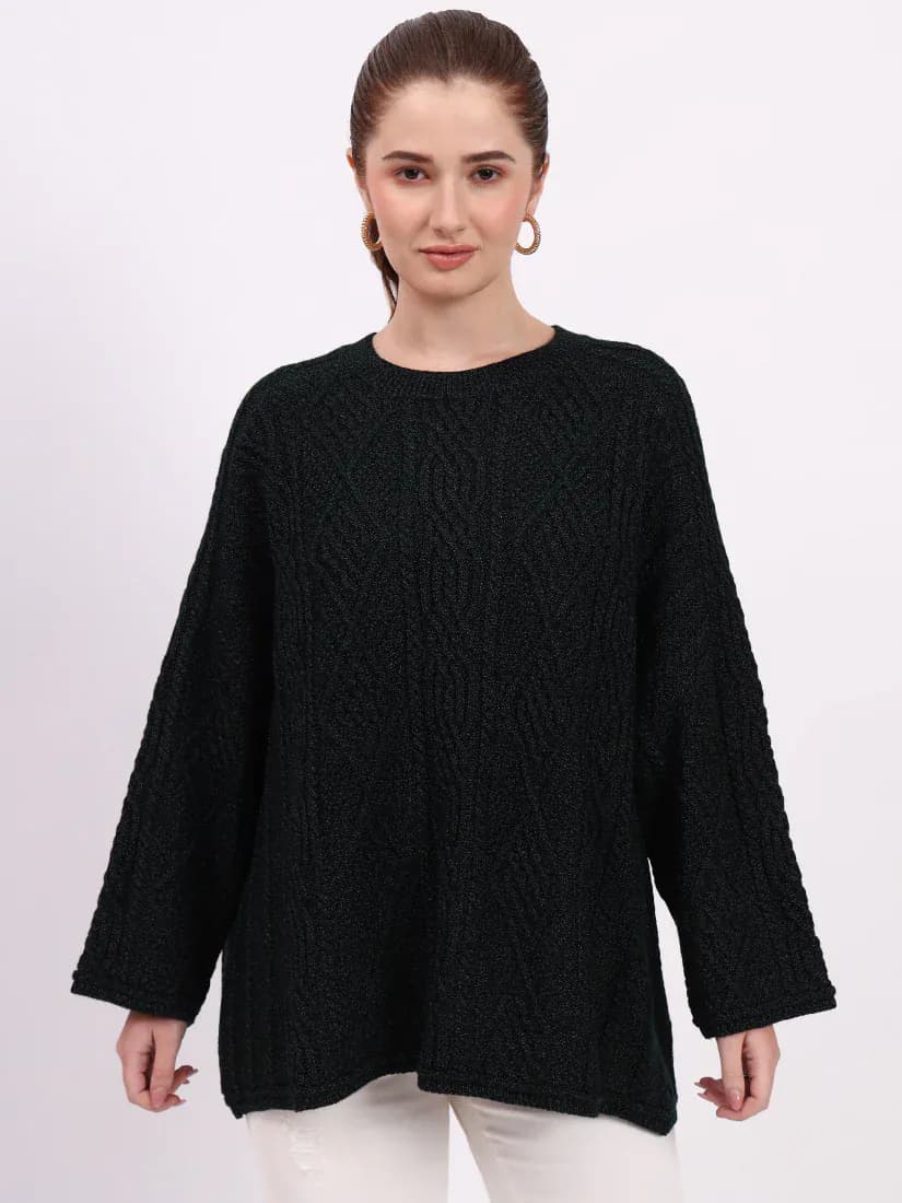  Noir Heritage Cable Knit