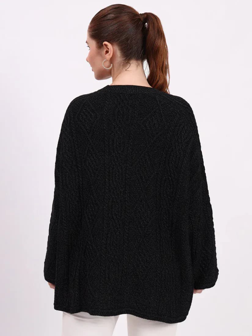  Noir Heritage Cable Knit
