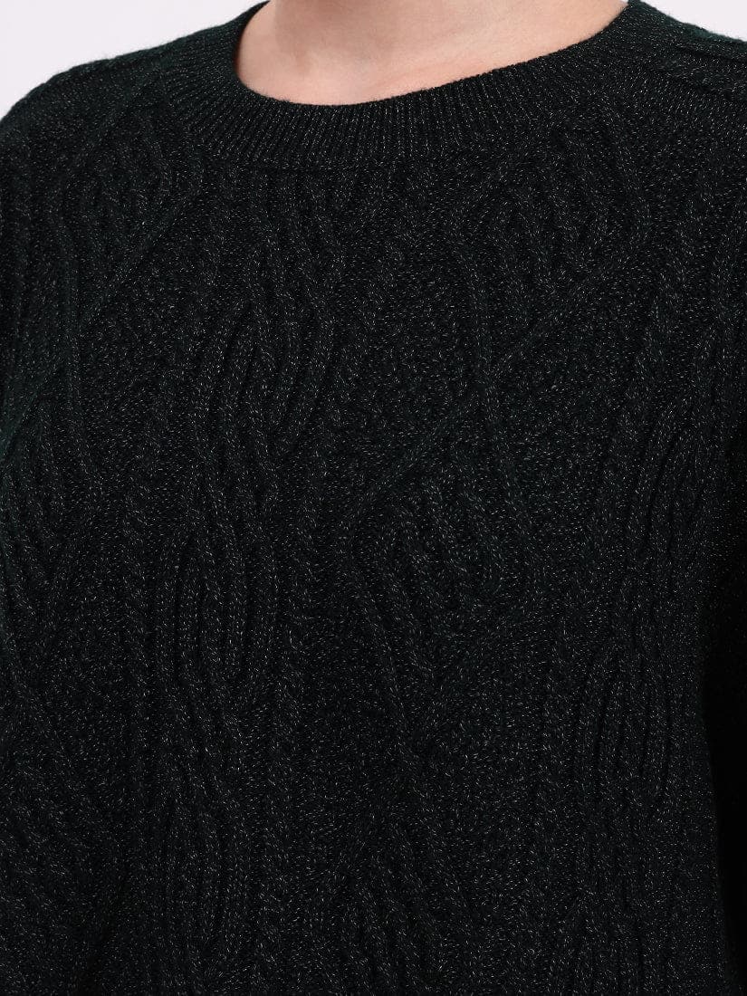  Noir Heritage Cable Knit