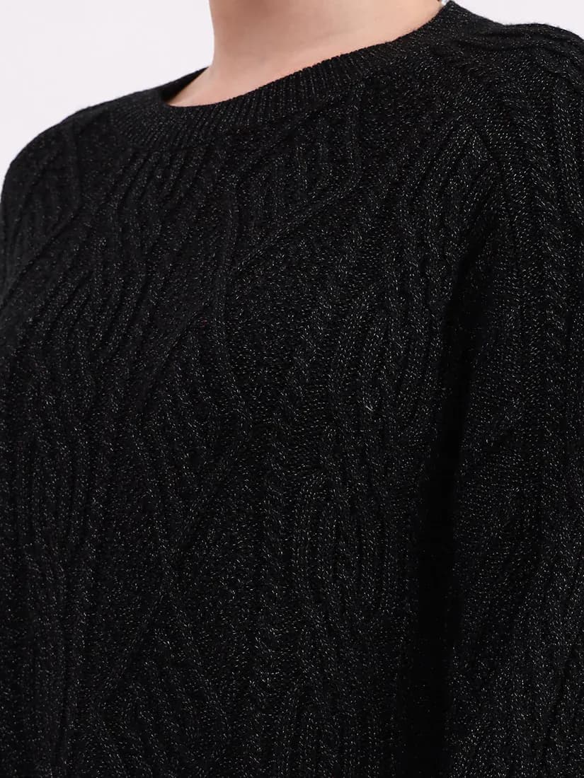  Noir Heritage Cable Knit