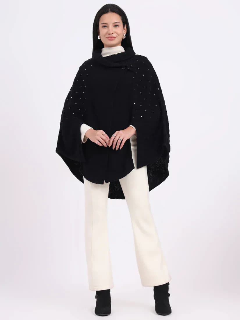 Midnight Gleam Poncho