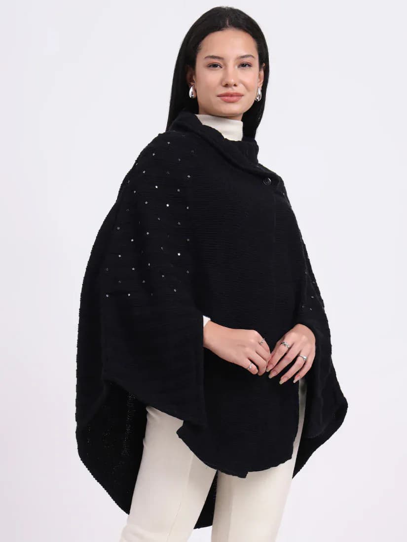 Midnight Gleam Poncho