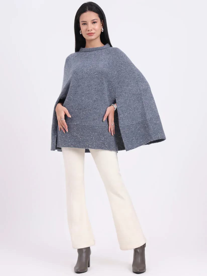 Azure Radiance Poncho