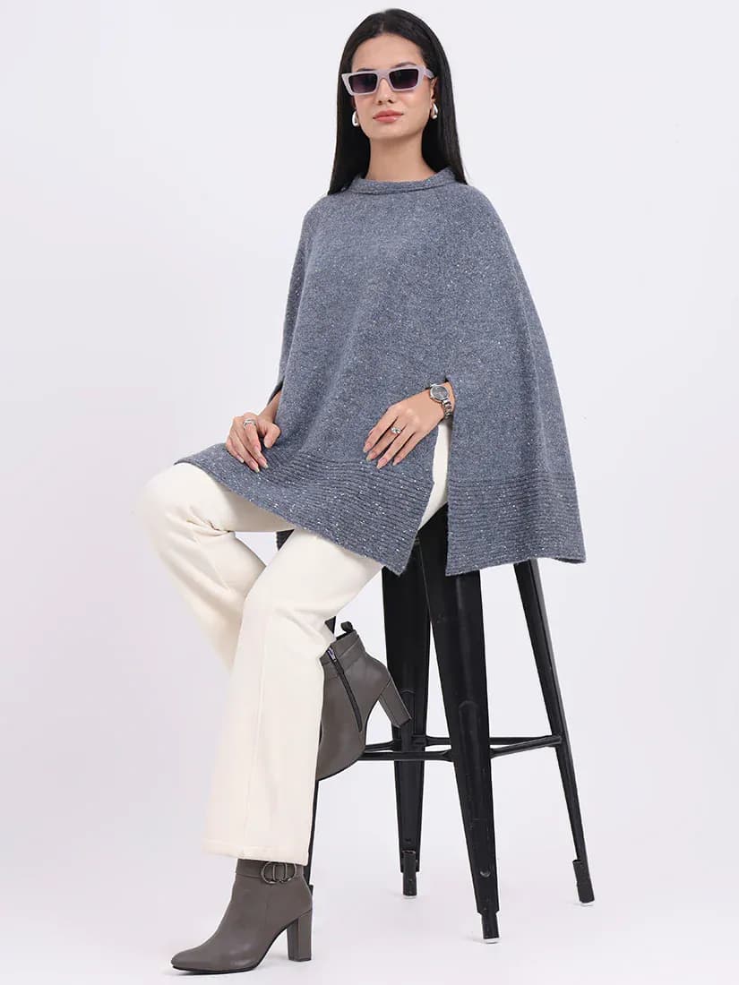 Azure Radiance Poncho