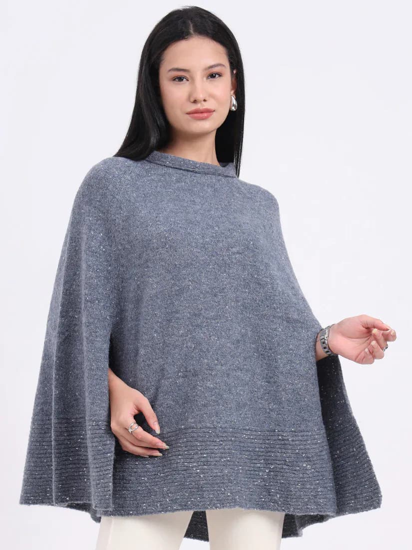 Azure Radiance Poncho