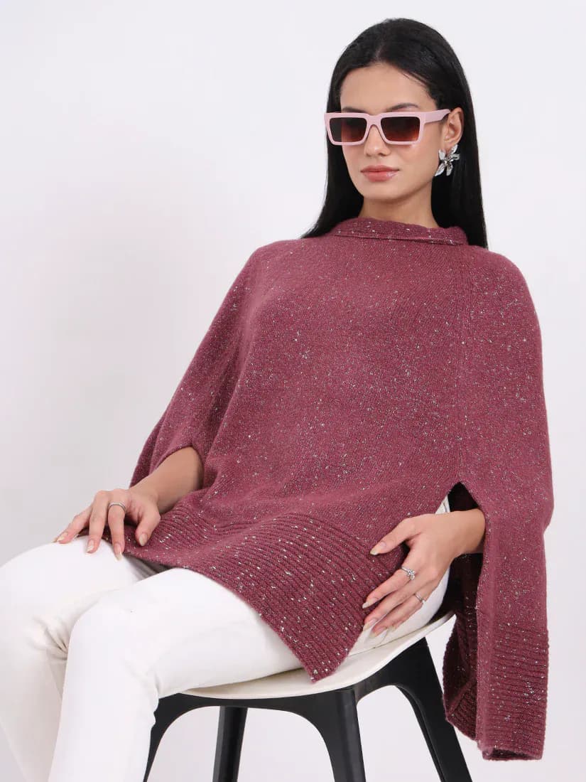  Rosé Gleam Poncho