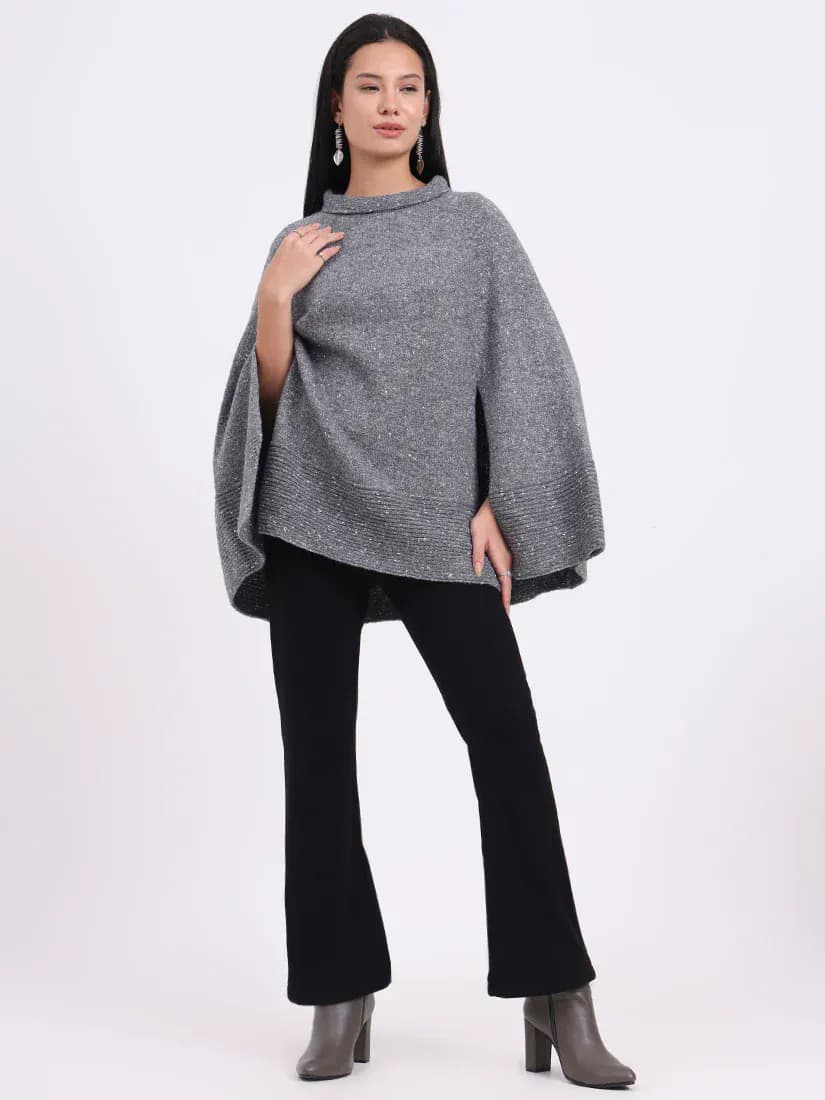  Moonlit Shimmer Poncho