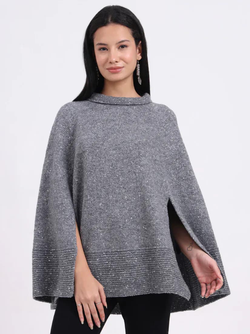  Moonlit Shimmer Poncho
