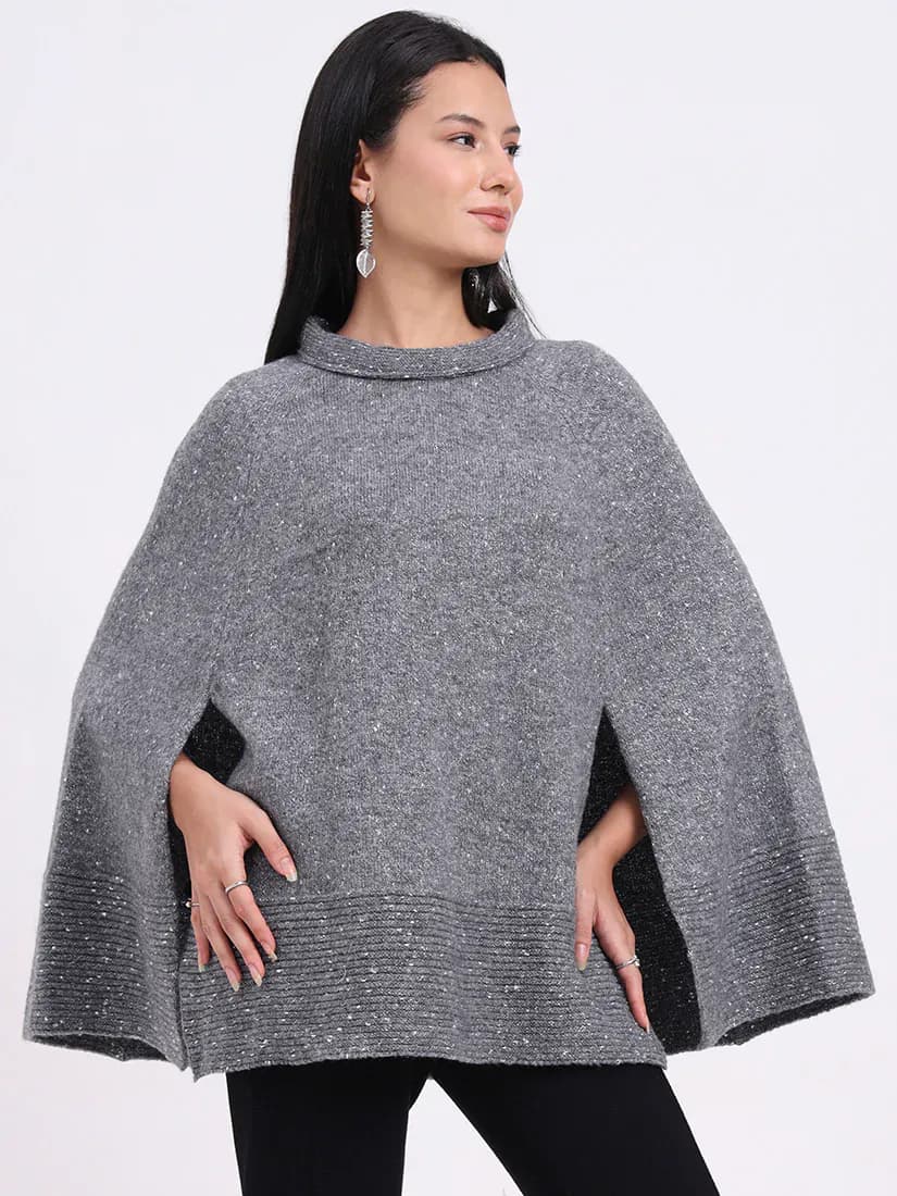  Moonlit Shimmer Poncho