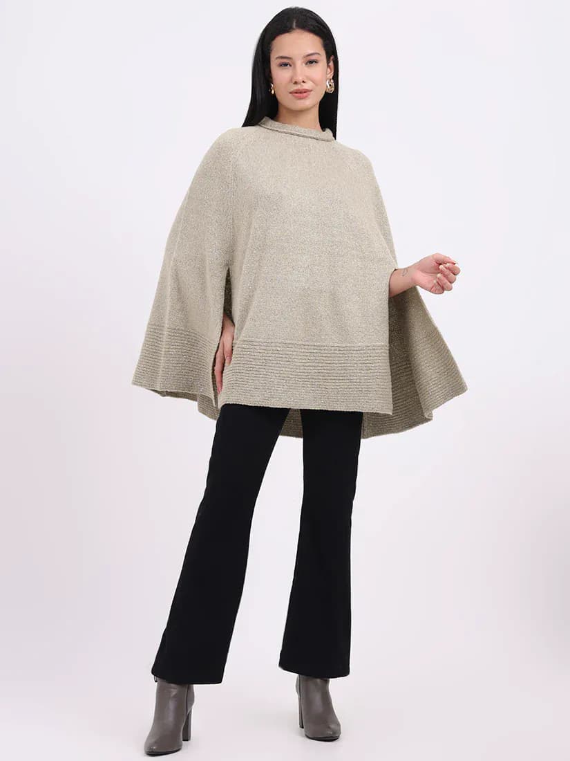 Luster Veil Poncho