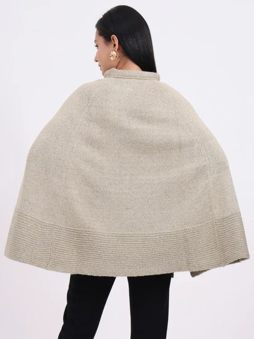 Luster Veil Poncho
