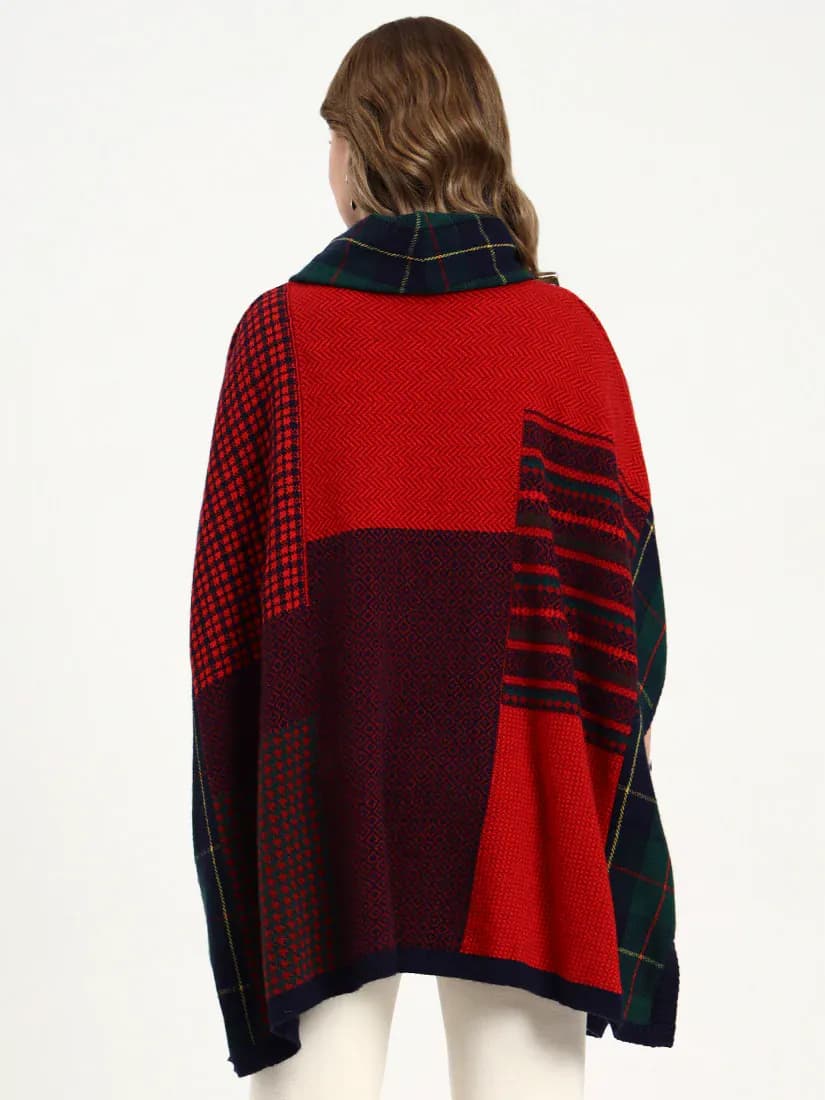  Garnet Mosaic Poncho