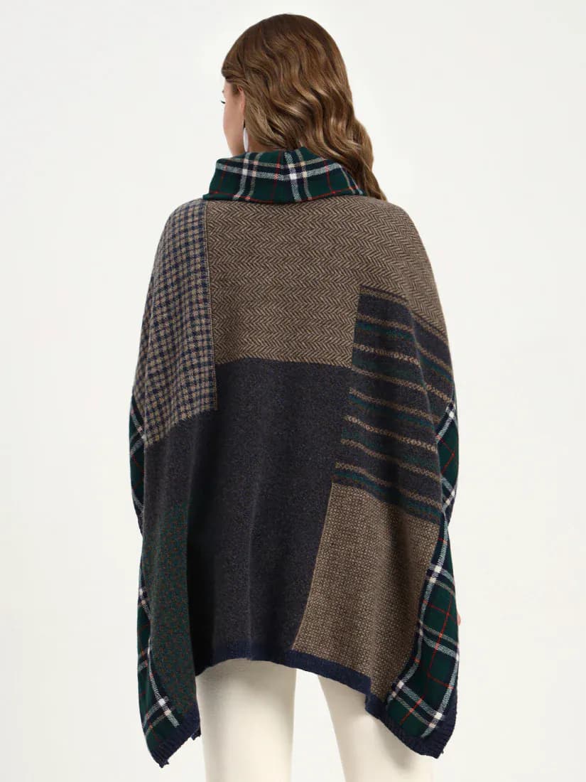  Ocean Mosaic Poncho
