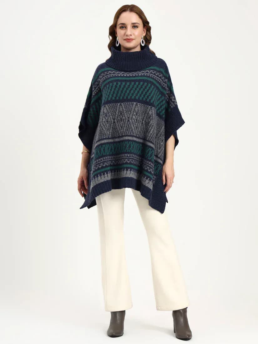  Midnight Rowan Poncho