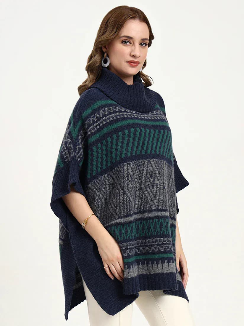  Midnight Rowan Poncho