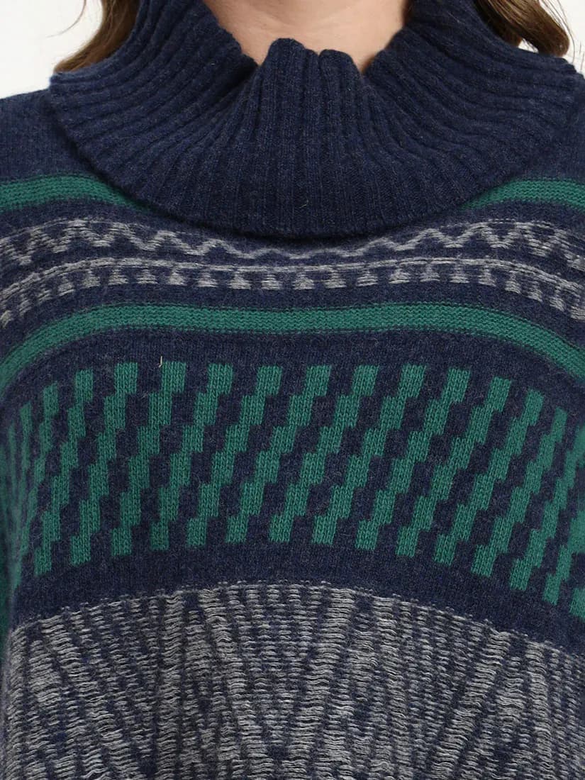  Midnight Rowan Poncho