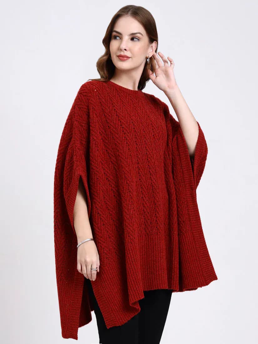  Autumn Ember Poncho