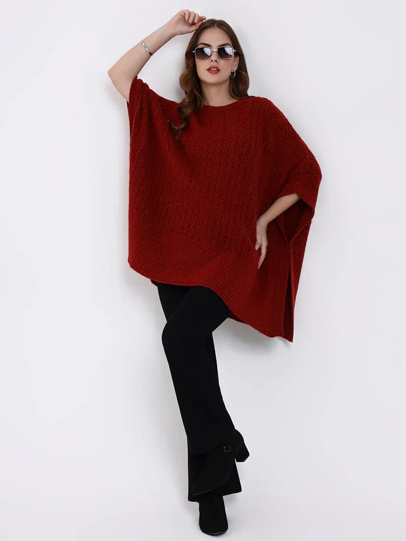  Autumn Ember Poncho