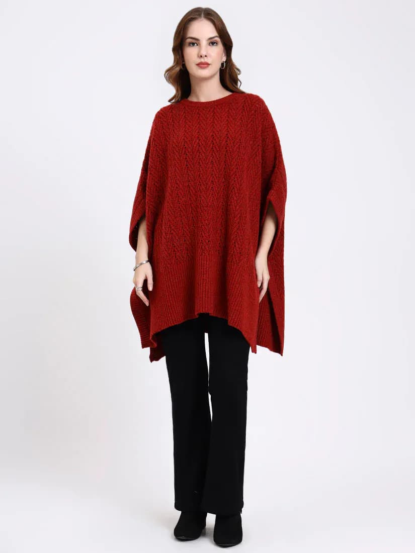  Autumn Ember Poncho