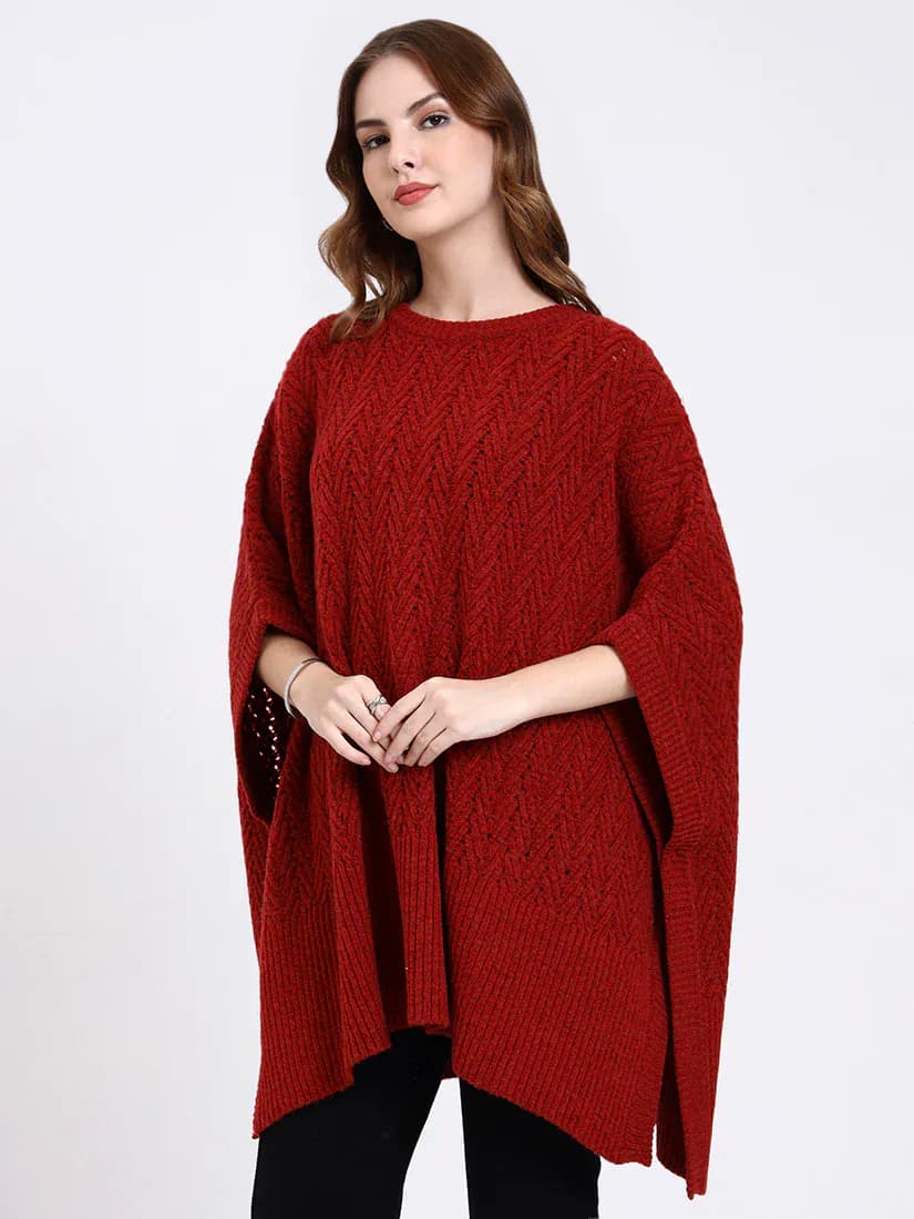  Autumn Ember Poncho