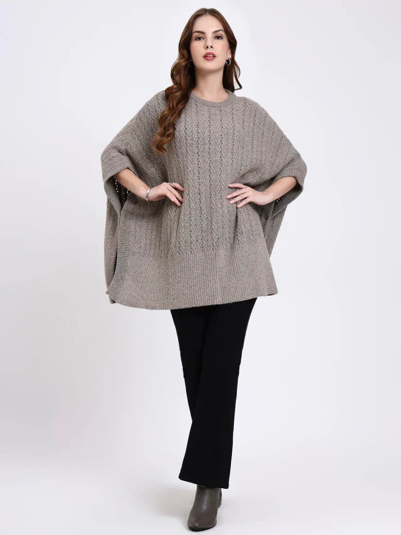 Ashwood Drape Poncho