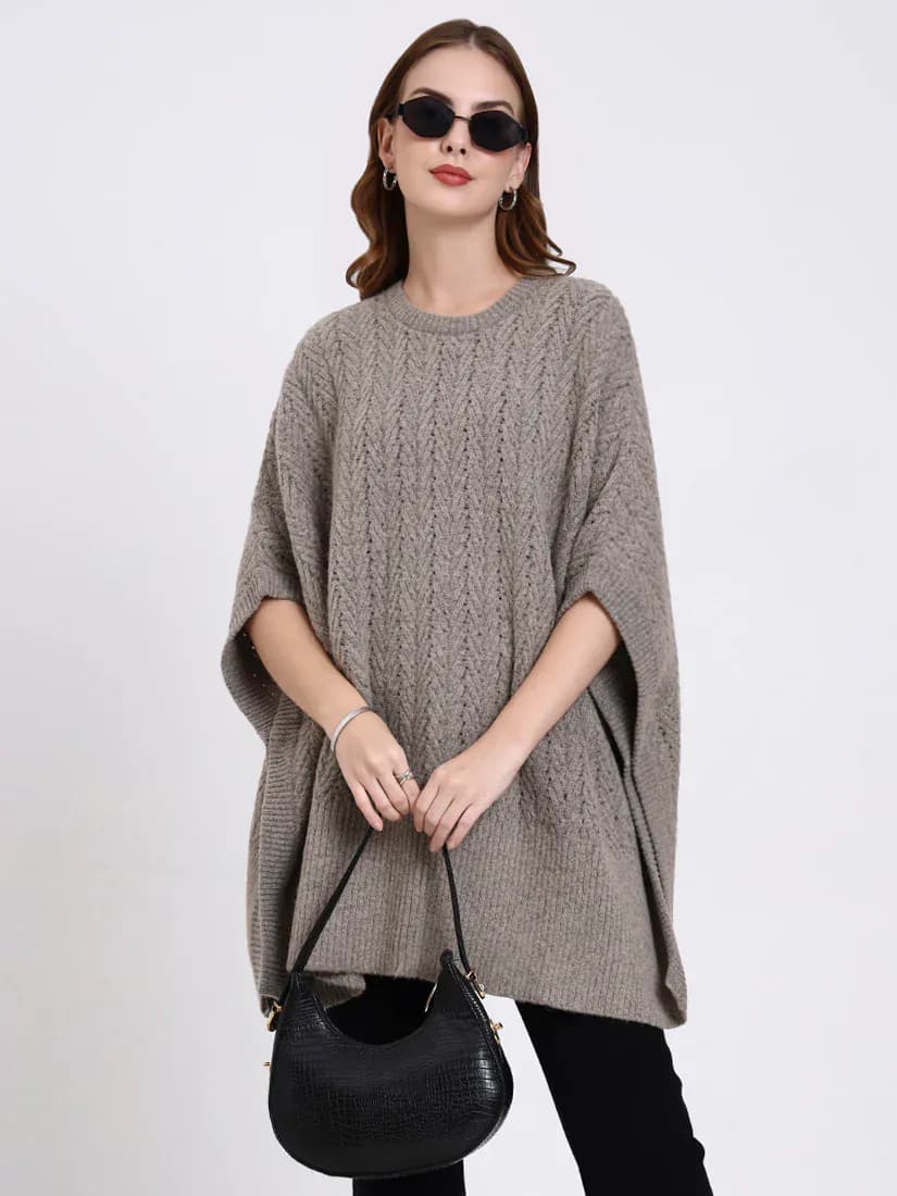 Ashwood Drape Poncho