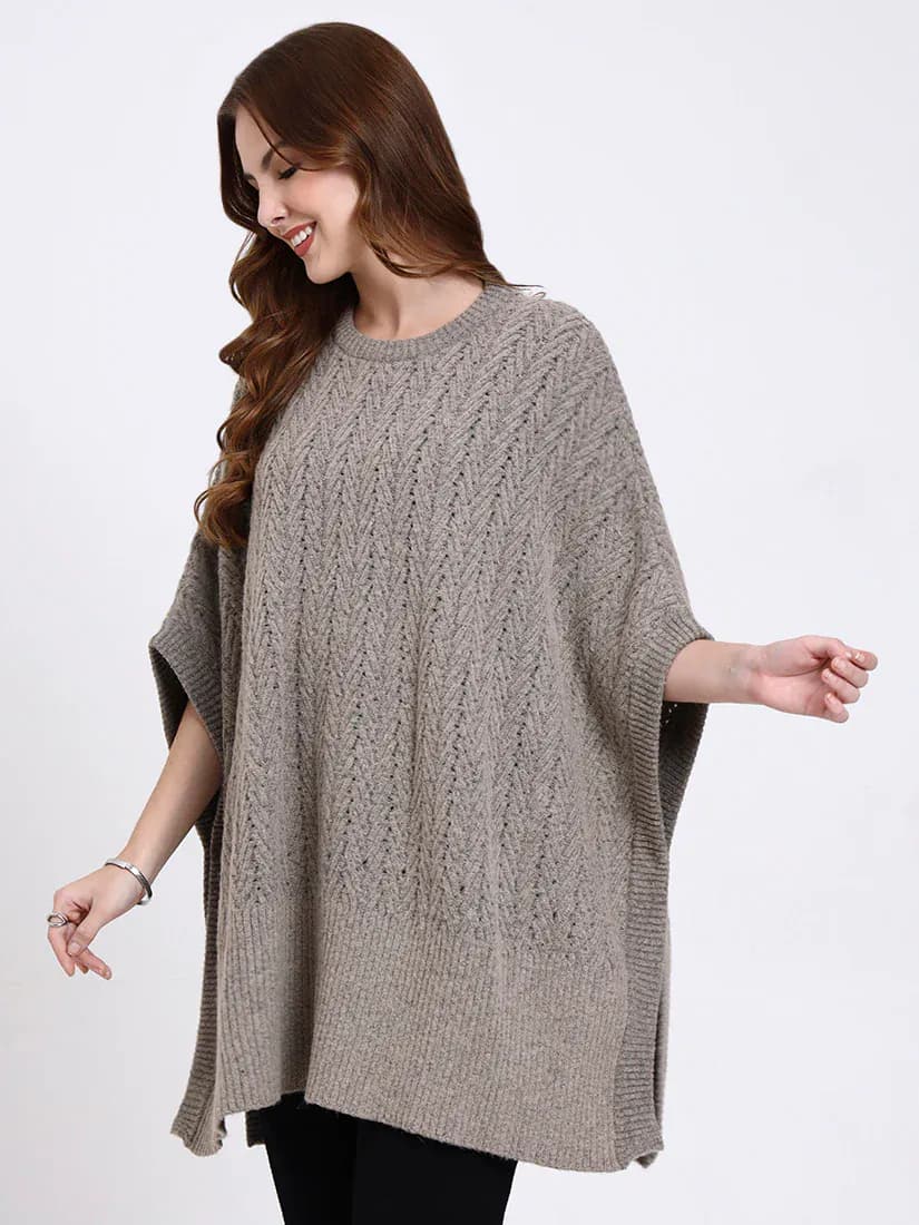 Ashwood Drape Poncho