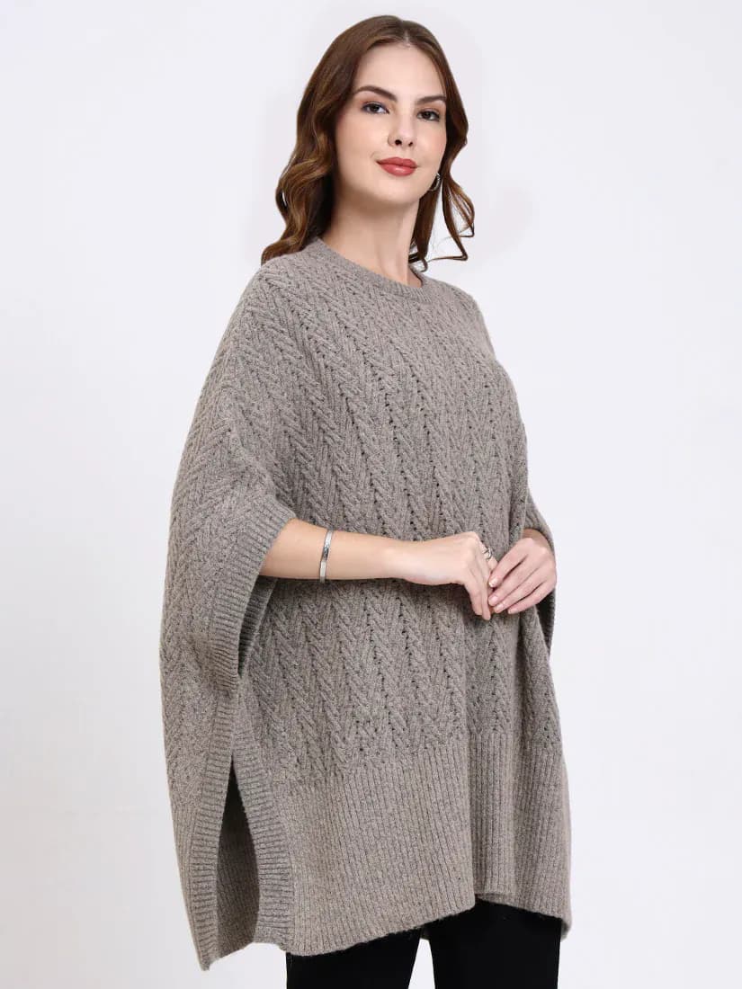Ashwood Drape Poncho